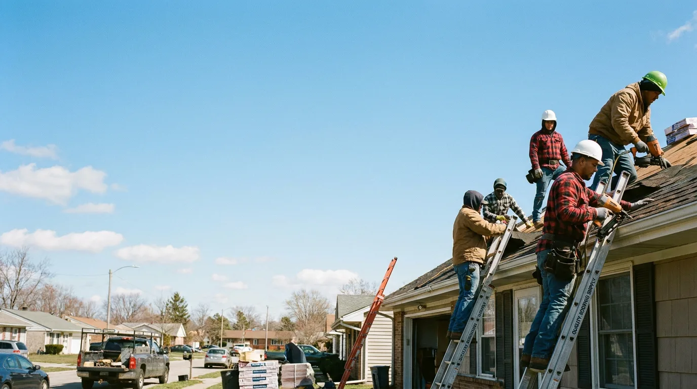 Roofing in Battle Ground, IN near me